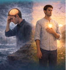 We are not here to suffer. We are not here to be victims of our own thoughts
